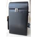 TUCANA 2 BOTTLE WINE CARRIER GENUINE BONDED LEATHER WITH STAINLESS STEEL WAITERSFRIEND