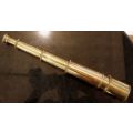 T.COOKE LONDON  FIVE EXTENSIONS BRASS TELESCOPE WORKING VERY WELL