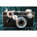 ARGUS C3 35 mm RANGEFINDER CAMERA  WITH LENS CINTAR 3.5/50mm ,ALL WORKING BUT NOT TESTED WITH FILM
