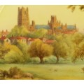 Royal Worcester "Ely Cathedral" Display Plate