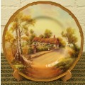 Royal Worcester "Anne Hathaway's Cottage" Display Plate