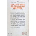 Edward Thomas, Selected Poems and Prose (Penguin)