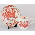 Royal Worcester `Chinese Dragon` Coffee Duo (2 available)