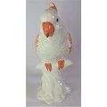 Large Italian Ceramic Parrot Figurine
