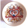 Bridgwood Sampsonite `Charles & Diana` Commemorative Dish