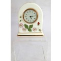Wedgwood `Wild Strawberry` Porcelain Clock *RARE*