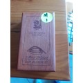 Excellent - Wooden Coin Box Holder Fifa World Cup SA, Durbn Staduim Launch Set