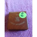 Brown Coin Holder Box - Proof Sovereign Royal Mint 1981