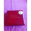 Red Wooden Coin Holder Box - RSA 20 Take 1 Coin