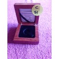 Wooden Coin Holder Box - FW de Klerk