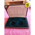 Green Coin Holder Box - Descobrimentos Portugueses 1988 - Prestige Proof Set