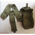 RHODESIAN WEBBING BELT SOLD WITH ONE AMMO POUCH-EXTENDED LENGTH 80CM