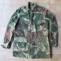 RHODESIAN CAMO JACKET SIZE LARGE-MEASURES 56 CM ARMPIT TO ARMPIT-REINFORCED ELBOWS-USED BUT GOOD CON