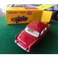 DINKY TOYS -DIE CAST MODEL-VOLVO 122S- SCALE 1:43-CONDITION MINT NEW-BOXED & SOLD WITH 13 PAGE BOOKL