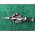 STERLING SILVER MANCHESTER .303 RIFLE BROOCH