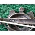 STERLING SILVER MANCHESTER .303 RIFLE BROOCH