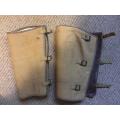 WW2 HORSE LEGGINGS-BOTH MARKED & IN VERY GOOD CONDITION