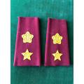 SADF MEDICAL HEALTH SERVICE PAIR OF RANK BOARDS FOR COMMANDANT