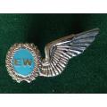 SAAF ELECTRONIC WAR FARE MESS DRESS WING IN SILVER- 2 PINS