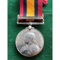 FULL SIZE BOER WAR QSA MEDAL NAMED TO GUIDE J.T. THURSTON F.I.D. -THE MEDAL IS UNRESEARCHED