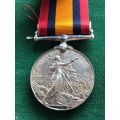 FULL SIZE BOER WAR QSA MEDAL NAMED TO GUIDE J.T. THURSTON F.I.D. -THE MEDAL IS UNRESEARCHED