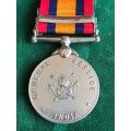 FULL SIZE INDIA GENERAL SERVICE MEDAL WITH JAMMU AND KASHMIR 1947-48 CLASP-NAMED TO 1058 HAV-CLK KAR