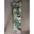 RHODESIA CAMO TROUSERS SIZE 30- PIPE LENGTH 74 CM-USED BUT GOOD CONDITION