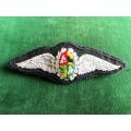 SAAF PILOTS WING-WORN 1970`S-1980`S-PADDED WITH 2 PINS