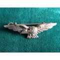 SAAF EAGLE WORN ABOVE CHEVRONS DURING WW2-STICK PIN INTACT