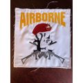 EMBROIDERED AIRBORNE PATCH-MEASURES 21X21 CM