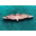 SA PARA DISPATCHER OR 50 JUMPS OR MORE MESS DRESS WING-GILT WINGS WITH LUCITE COVERED CENTRE-WORN FR
