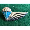 AIR SUPPLY,CHROME AND ENAMEL WING-FULL SIZE- 2 PINS