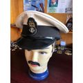 SA NAVY PEAKED CAP FOR OTHER RANKS- INSIDE RING MEASURES 55 CM