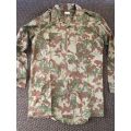 POLICE TASK FORCE CAMO, LONG SLEEVE SHIRT-2ND PATTERN-SIZE LARGE-MEASURES 60 CM ARMPIT TO ARMPIT- 2X