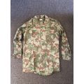 POLICE TASK FORCE CAMO, LONG SLEEVE SHIRT-2ND PATTERN-SIZE LARGE-MEASURES 60 CM ARMPIT TO ARMPIT- 2X