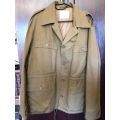 SADF NUTRIA JACKET-LABELLED AND DATED 1986-SIZE LARGE-MEASURES 66 CM ARMPIT TO ARMPIT-PADDED AND IN