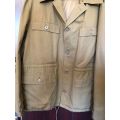 SADF NUTRIA JACKET-LABELLED AND DATED 1986-SIZE LARGE-MEASURES 66 CM ARMPIT TO ARMPIT-PADDED AND IN