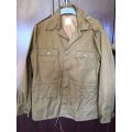 SADF NUTRIA JACKET,LINED ON THE INSIDE LABELLED AND DATED 1991-SIZE SMALL-MEASURES 55CM ARMPIT TO AR