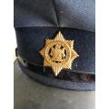 VINTAGE POLICE PEAKED CAP SIZE 55