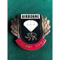 MALAWI ARMY PARACHUTE REGIMENT BADGE FOR PLAQUE-MEASURES 98X100MM- 3 PINS