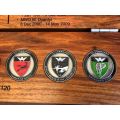 5 RECCE REGT. NUMBERED COIN SET (EVERY COIN ALSO NUMBERED)SET 21/120.1976-2016