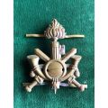 ITALIAN OFFICERS CAP BADGE OF THE ASSAULT BATTALIONS OF THE COLONIAL MILITIA