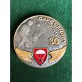 CAPE CANOPY 30 YEARS CHALLENGE COIN-DIAMETER 45 MM-NUBERED 039