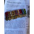 GROUP OF 11 MINIATURE MEDALS TO LT. COL. WILLIAM JOHN ENGLISH VC-ALL AUTHENTIC MINIATURE SILVER MEDA