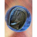 SA ARMY BERET,DARK BLUE DATED 1977/78-INSIDE RING MEASURES 51 CM