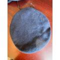 SADF BERET DATED 1985/86-SIZE 62-DARK BLUE - VERY GOOD CONDITION