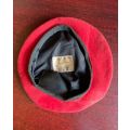 SA ARMY RED BERET-DATED 2007-SIZE 58