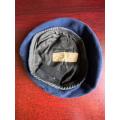 SA ARMY DARK BLUE BERET-DATED 1969-SIZE 55