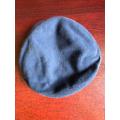 SA ARMY DARK BLUE BERET-DATED 1969-SIZE 55