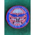 1970`S PIETERMARITZBURG PARACHUTE CLUB PATCH (PMB CLUB OLDEST IN SA)RECCE USED THIS CLUB FOR TRAININ